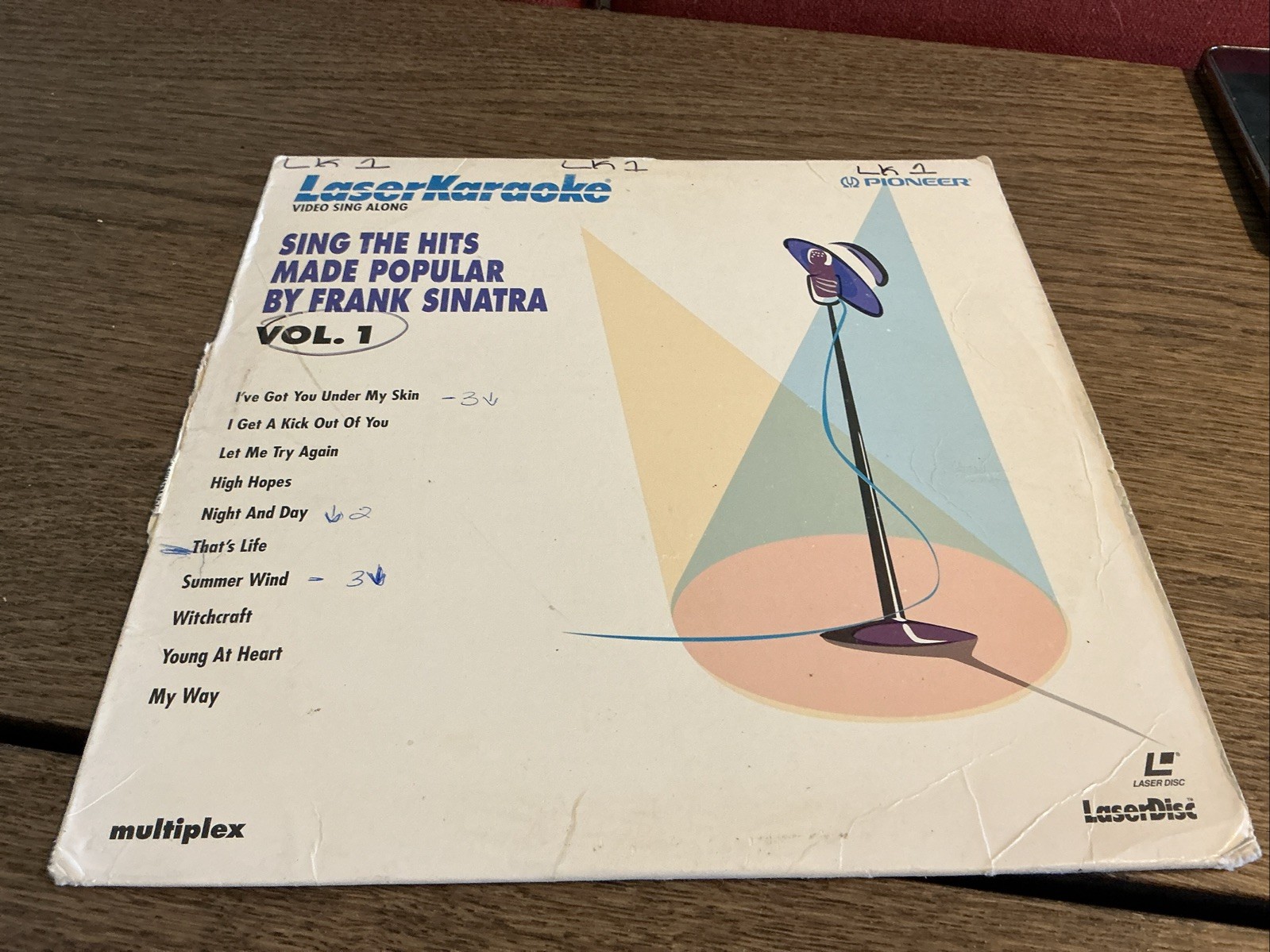 "Sing the Hits Made Popular by Frank Sinatra Vol 1" Laserdisc LD - Karaoke