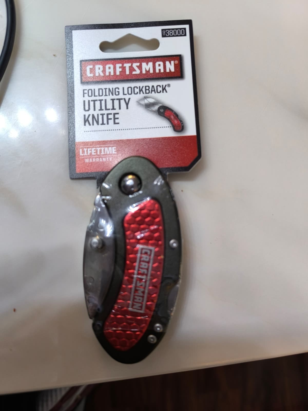 CRAFTSMAN FOLDING LOCKBACK UTILITY KNIFE 938000