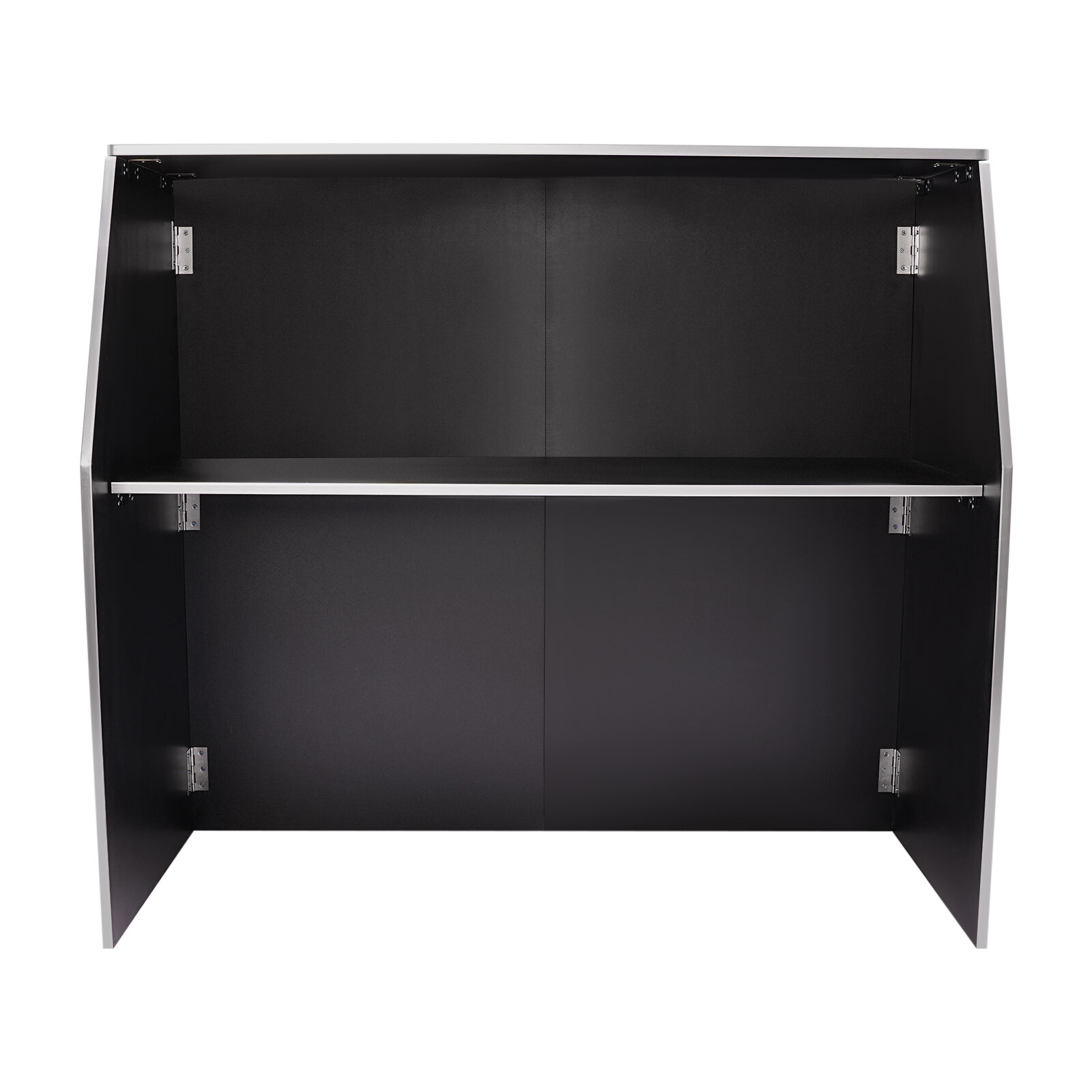 Double Layer Bar Prep Table Set - Mobile Bartender Station for Events