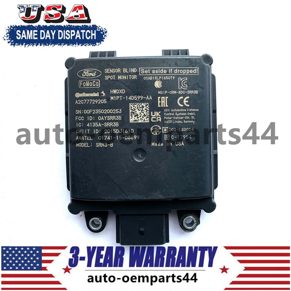 OEM Rear Left Blind Spot Detection Radar Module for 2021-22 FORD BRONCO SPORT
