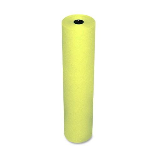 Pacon Rainbow Colored Kraft Paper Roll - 36" X 1000 Ft - Yellow (PAC63080)