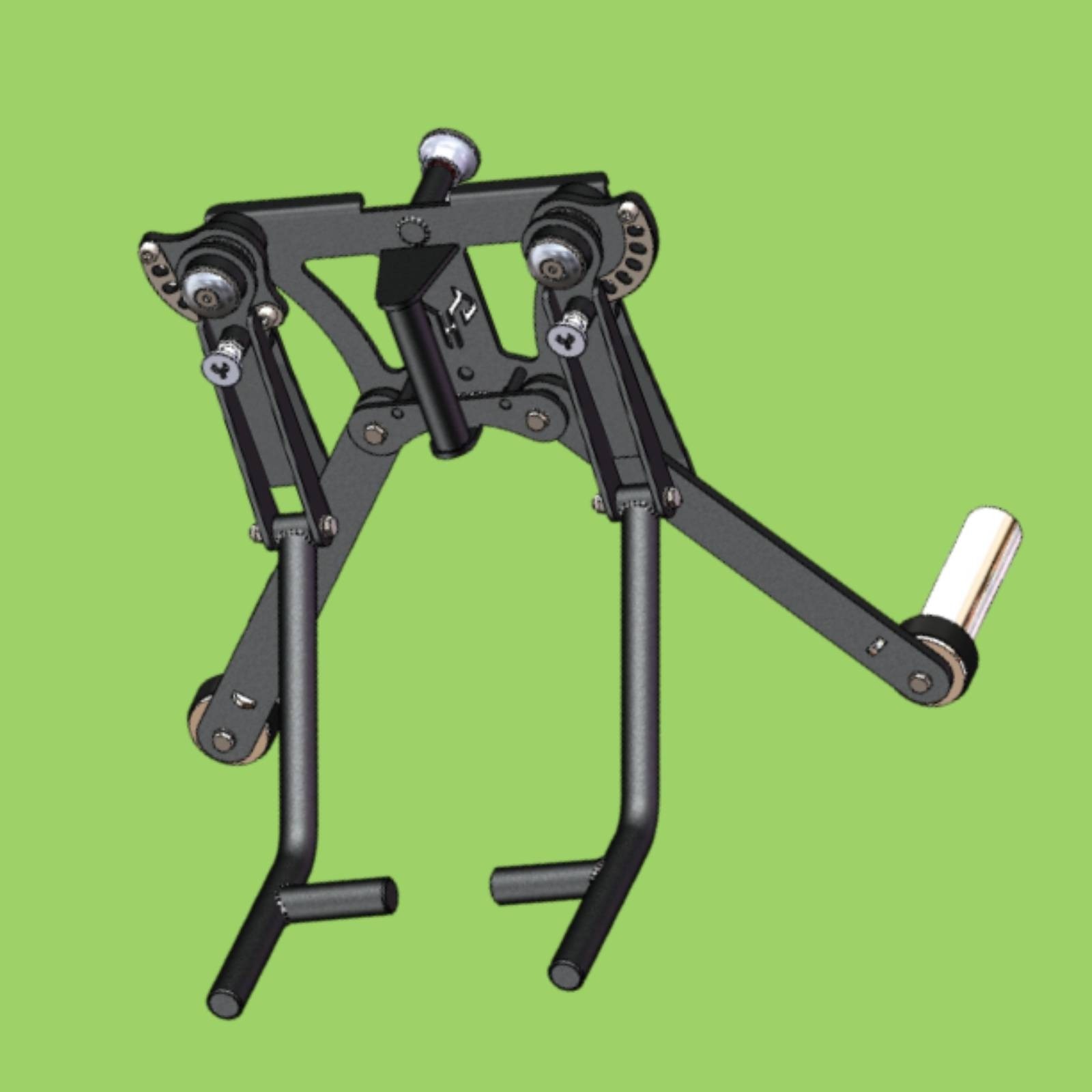 Rack-Mounted Lateral Raise Attachment Plate-Loaded Lateral Raise Attachment