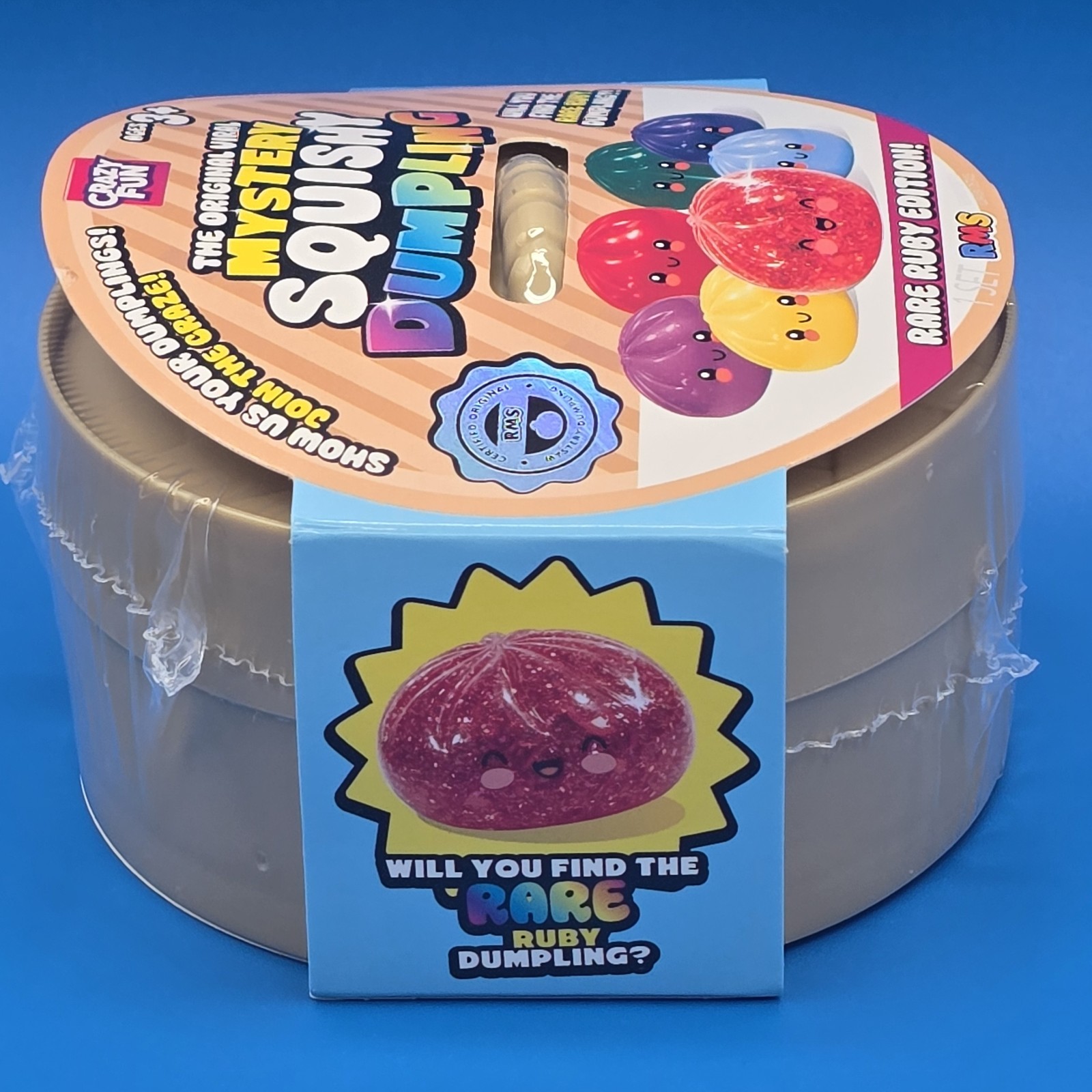 Authentic RMS DUMPLING VIRAL Mystery Dumpling Rare Ruby Edition Squishy TOY NEW