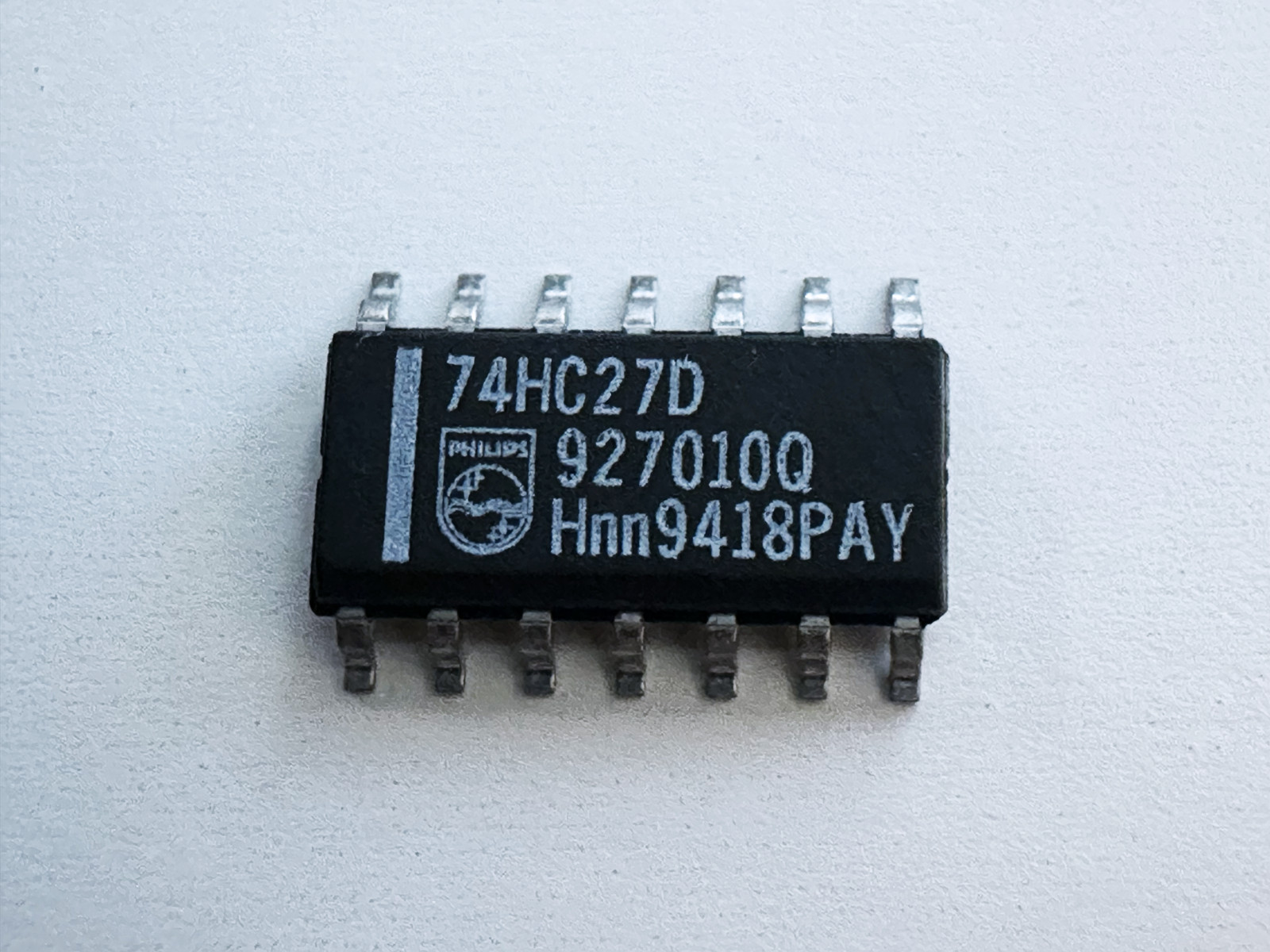 25PCS 74HC27D PHILIPS Triple 3-Input NOR Gate SOIC-14