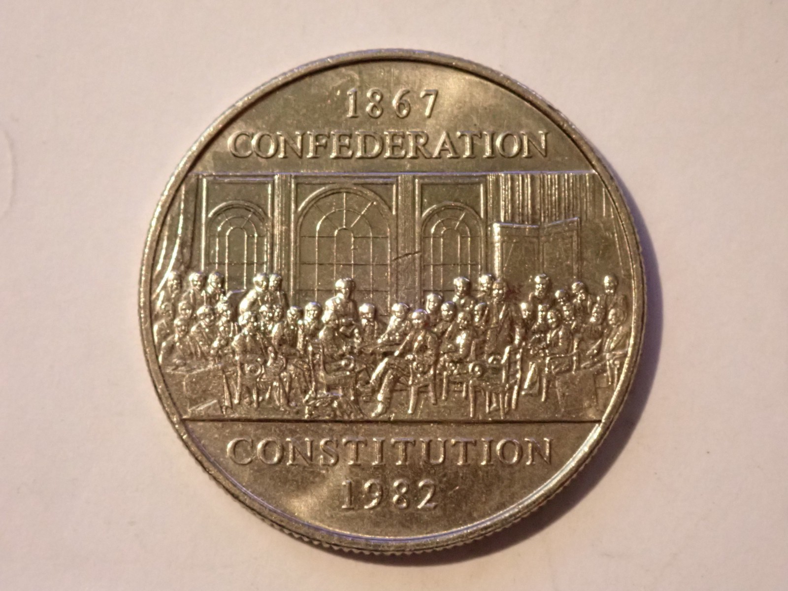 1982 CANADA NICKEL 1 DOLLAR in EXCELLENT COLLECTABLE CONDITION