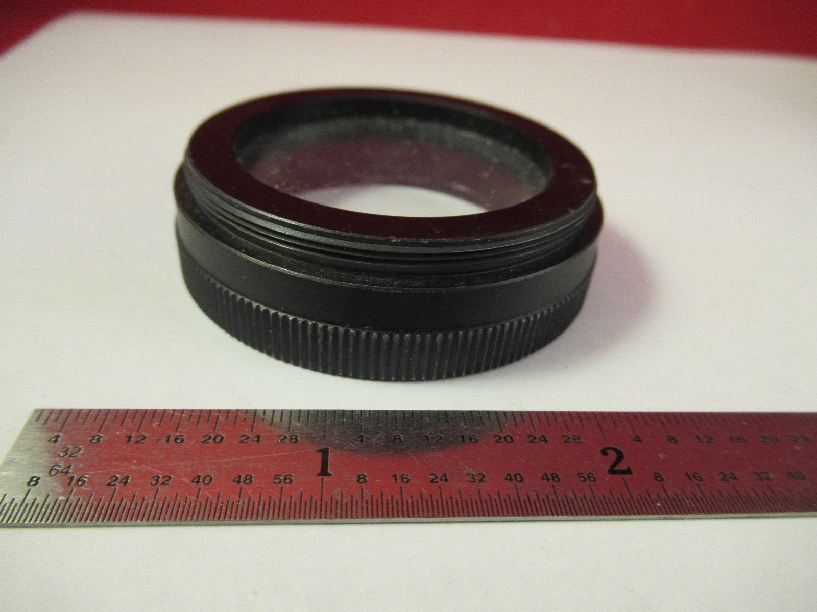 OLYMPUS JAPAN STEREO OBJECTIVE LENS 1X OPTICS MICROSCOPE PART FT-1-41
