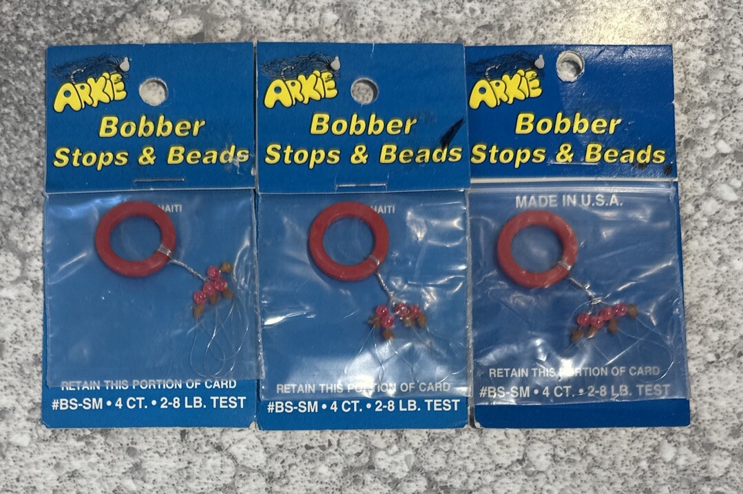 3 Packs Arlie Bobber Stops And Beads