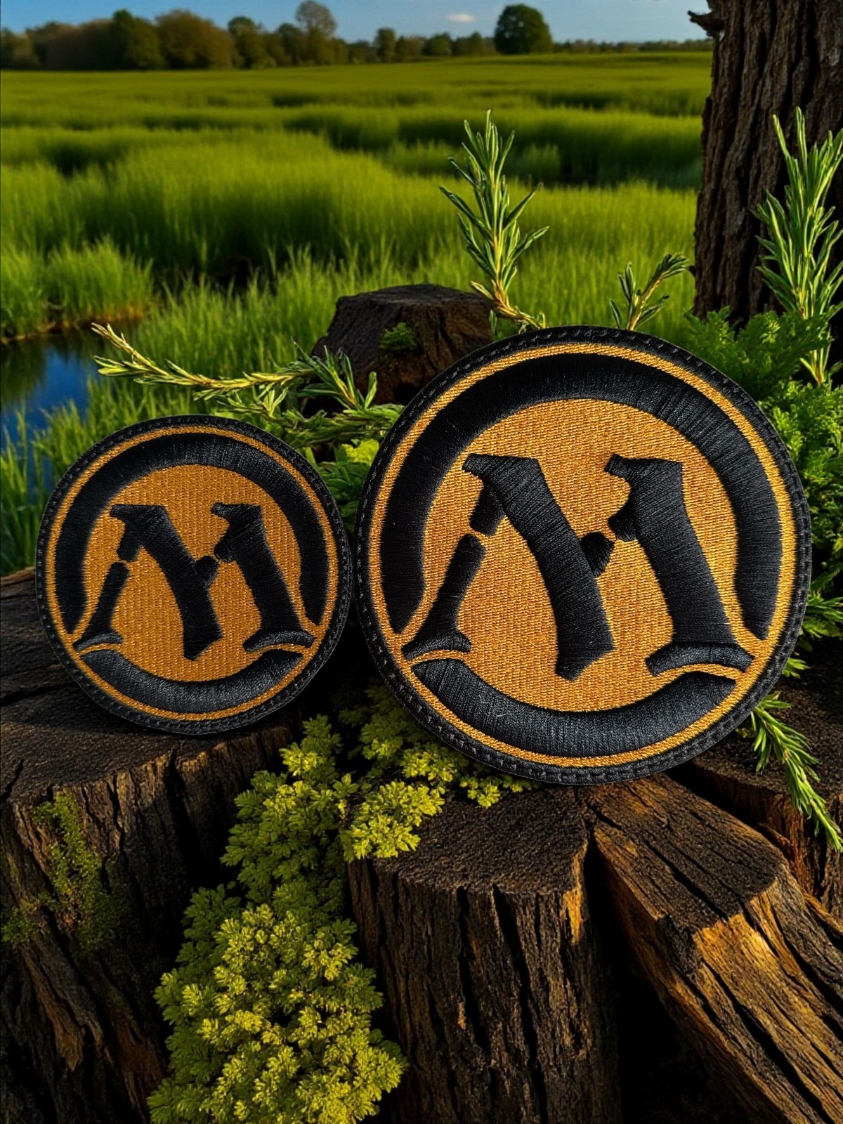 Magic the Gathering M Logo Embroidery Patch Multi Sizes 3.5" - 5"
