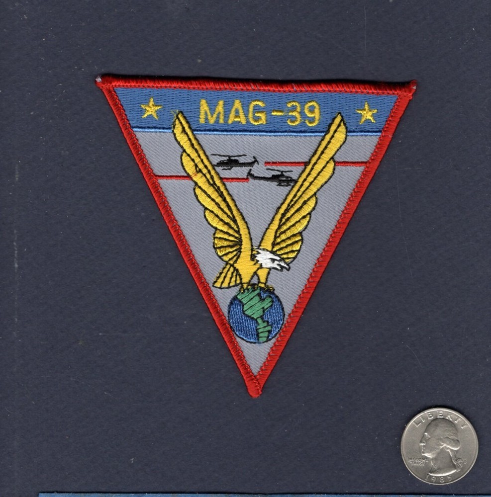 MAG-39 Marine Air Group 39 USMC AH-1 Cobra UH-1 Huey Squadron Patch
