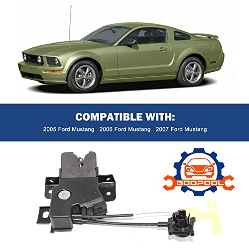 Trunk Deck Lid Latch Lock & Cable fits for 2005-2007 Mustang #