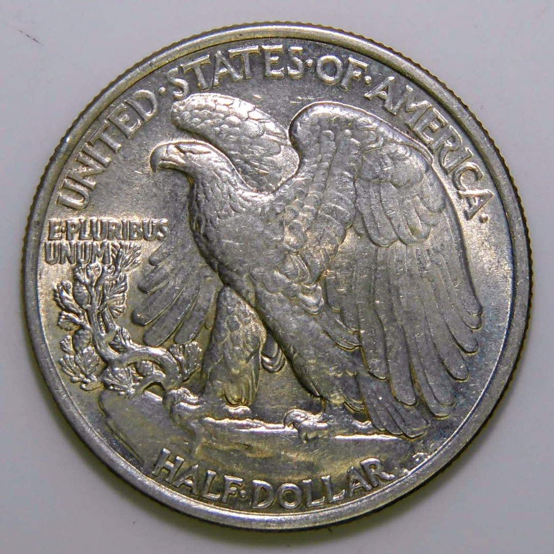 1936 Walking Liberty Half Dollar 50c AU k428