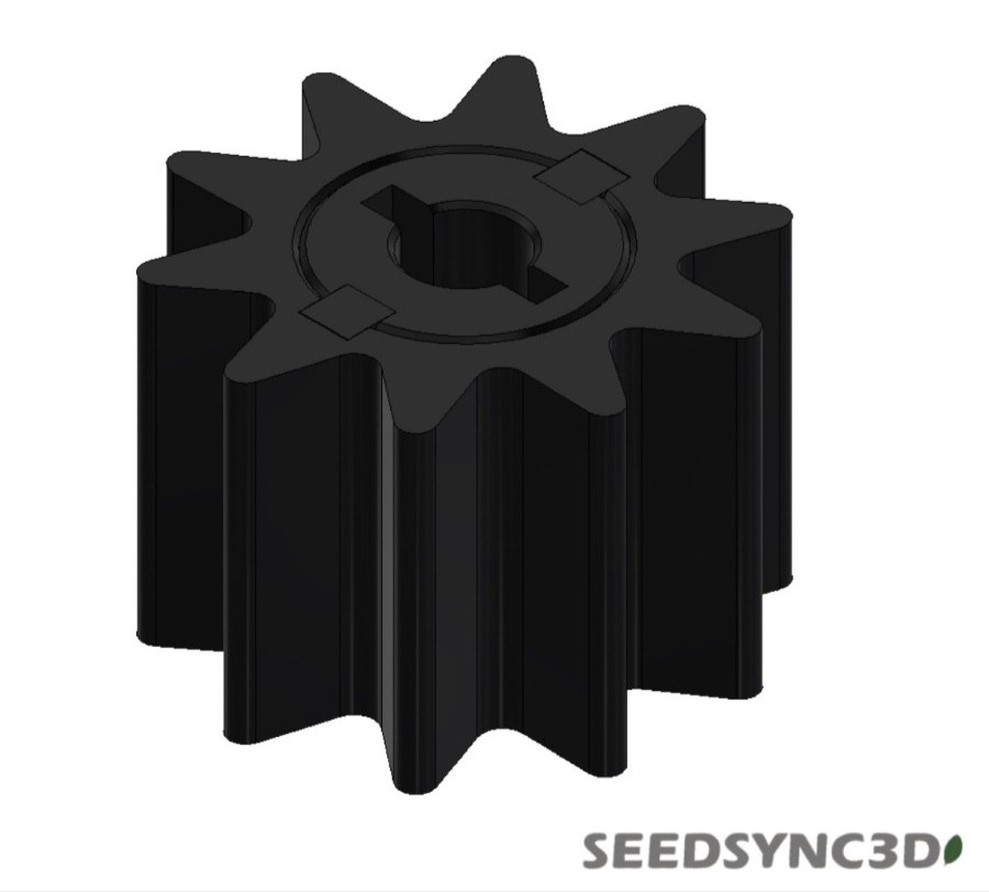 SET OF 4, FORD 309 Planter Fertilizer Hopper Rotary Valves.