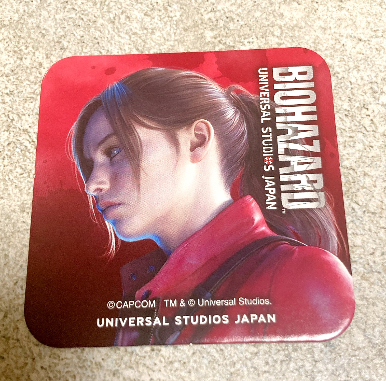 USJ BIOHAZARD 2025 Not for Sale Coaster Claire Universal Studio JAPAN
