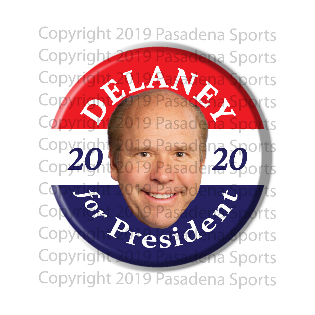 2020 JOHN DELANEY FOR PRESIDENT 2.25" CAMPAIGN BUTTON jd2020, made in AZ USA
