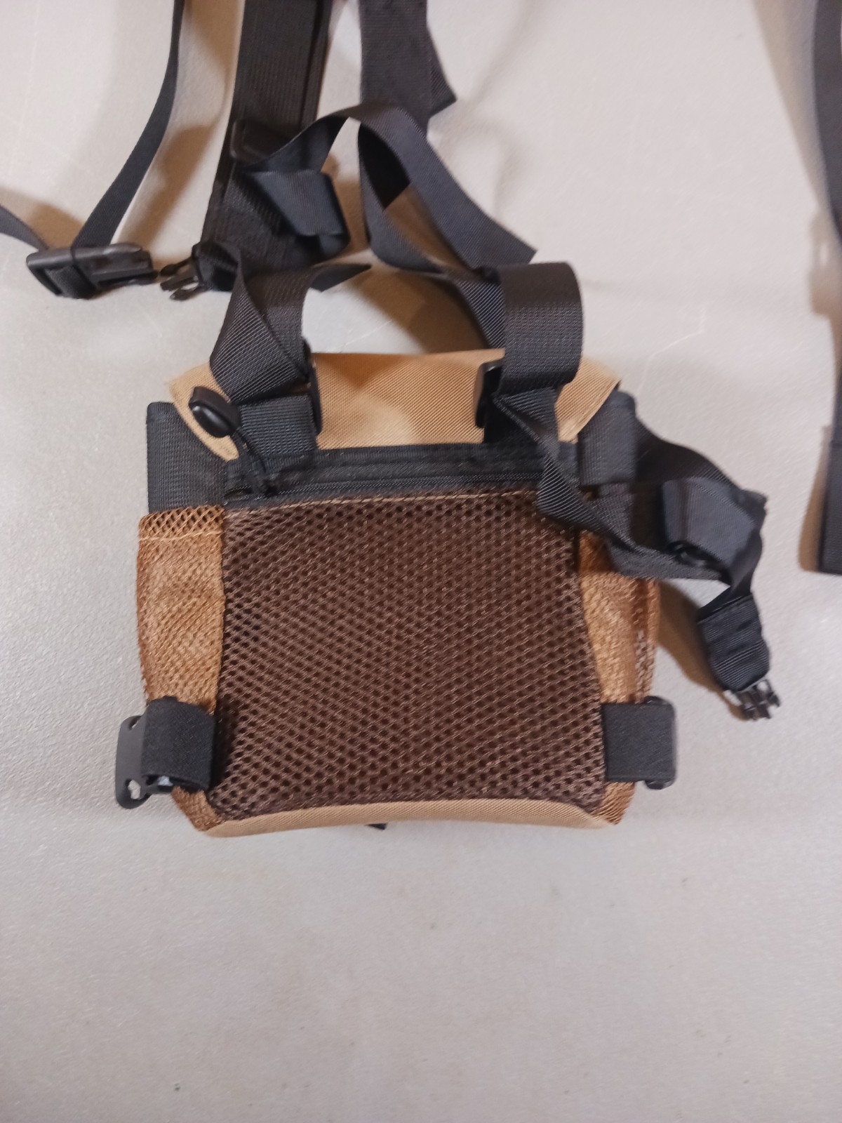 Vortex Optics Binocular Harness Case Tan with Logo, Secure Carrying Accessory