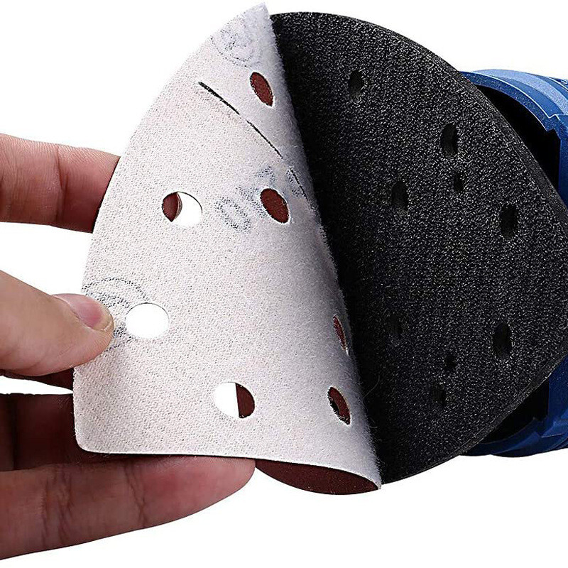 5pcs sanding discs triangular delta sander 105x152mm sanding triangles eccentric