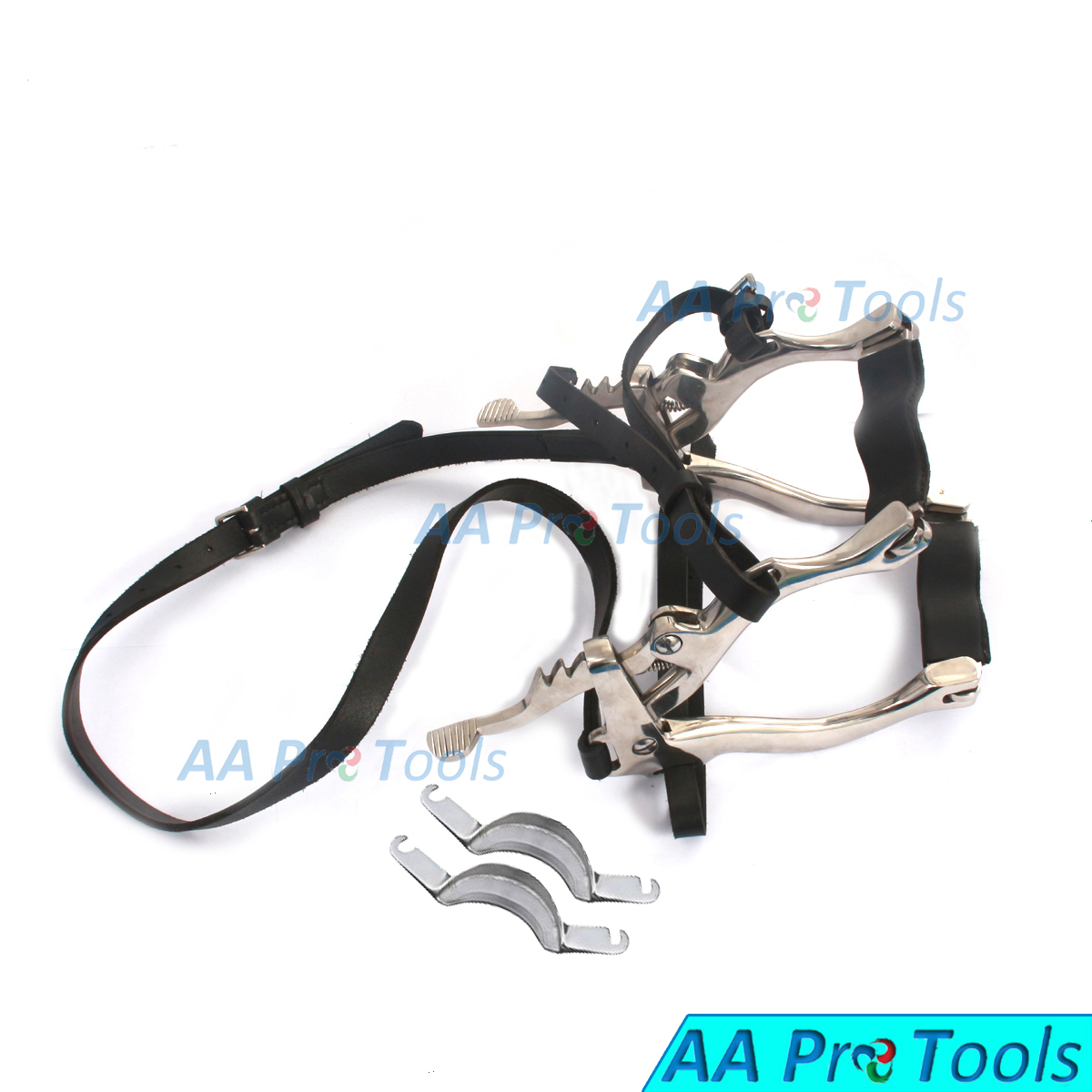 Horse Dental Speculum Equine Mouth Gag Drop Forged Bio thane Strap Prem Quality