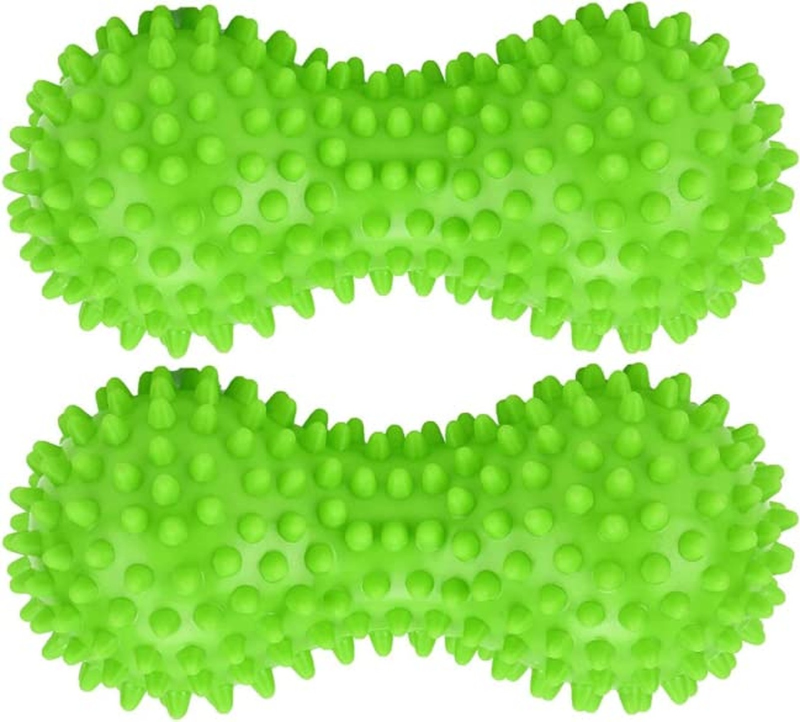 Therapist's Choice® Pack of 2 Soft Spiky Massage Peanut Balls, Stress Refle
