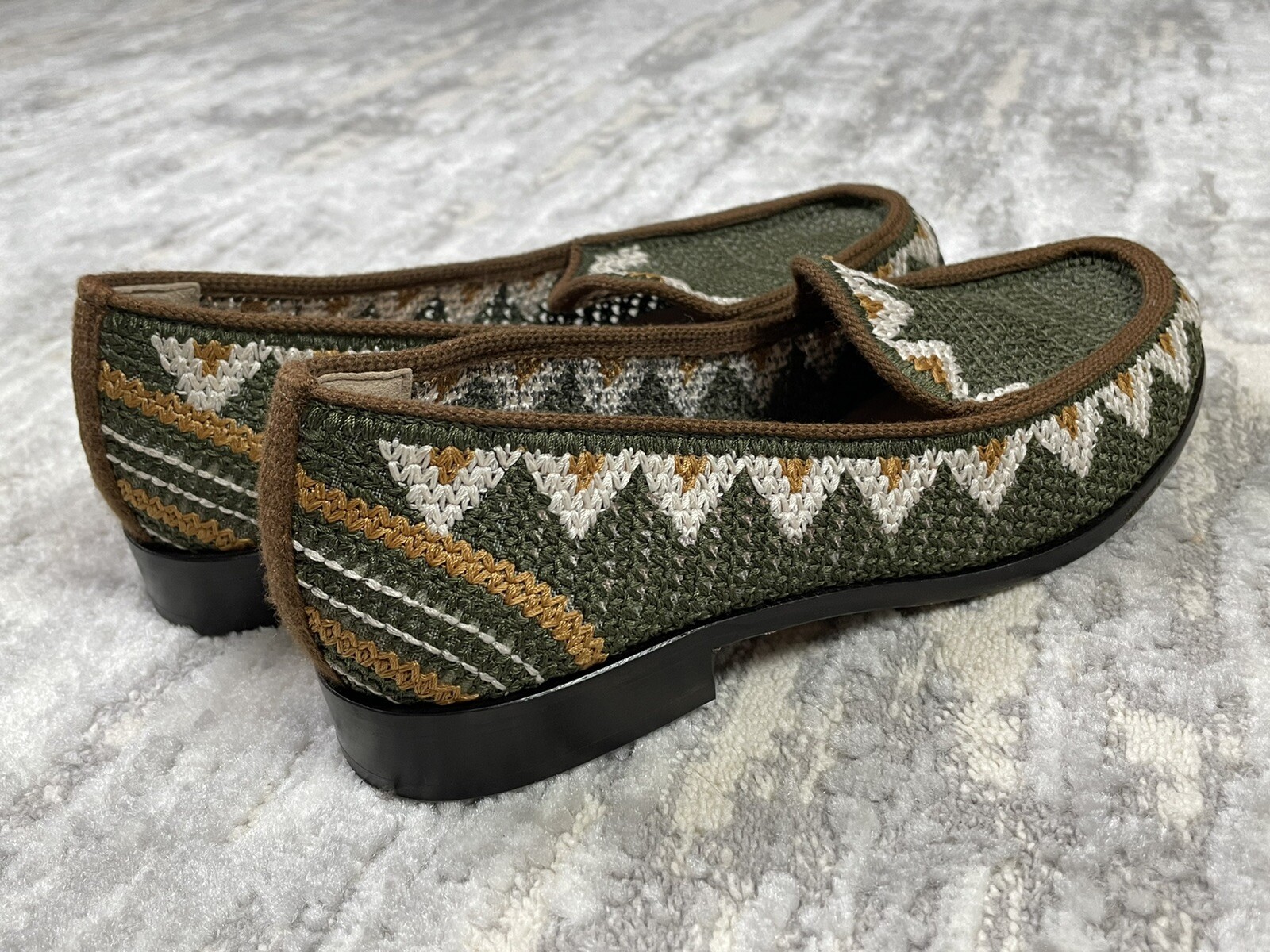 TABATHA SIMMONS GREEN FLATS SIZE 37.5