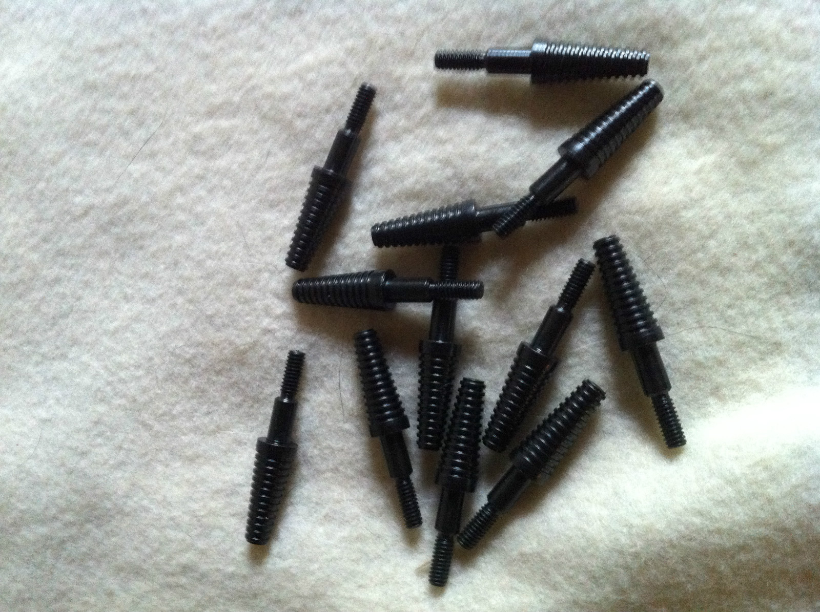 Steel Broadhead Adapters  11/32  125grs  1/2 dozen (6)