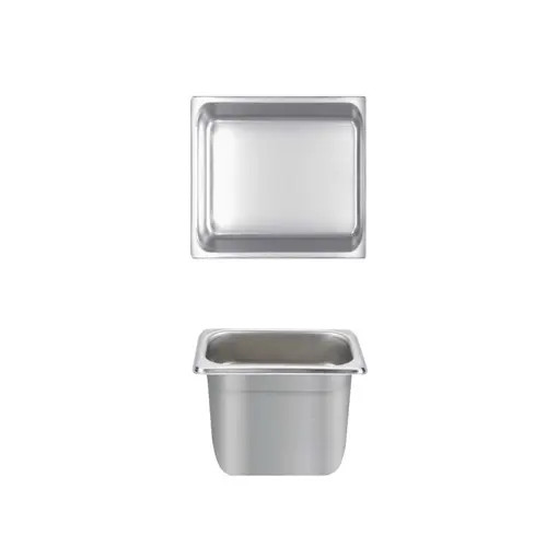 Thunder Group STPA4166 1/6 Size 25 Gauge Steam Table Pan - 6" Deep