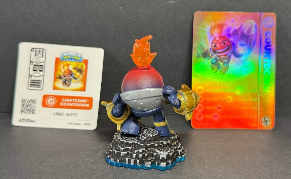 Skylanders Swap-Force Lightcore Coundtown w/ Card & Sticker