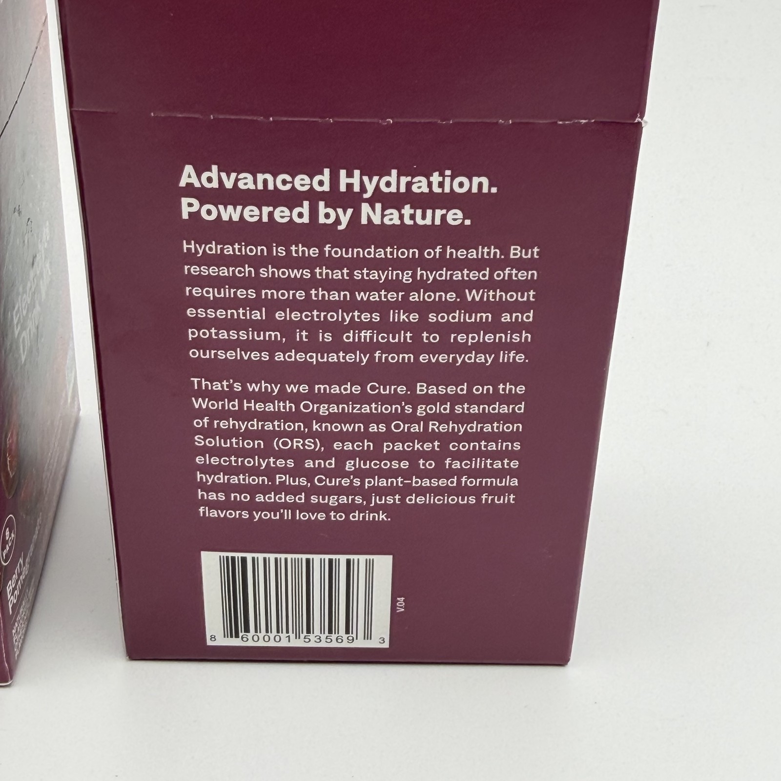 Cure Hydration Electrolyte Drink Mix Berry Pomegranate 8-Pack (3 Boxes Total)