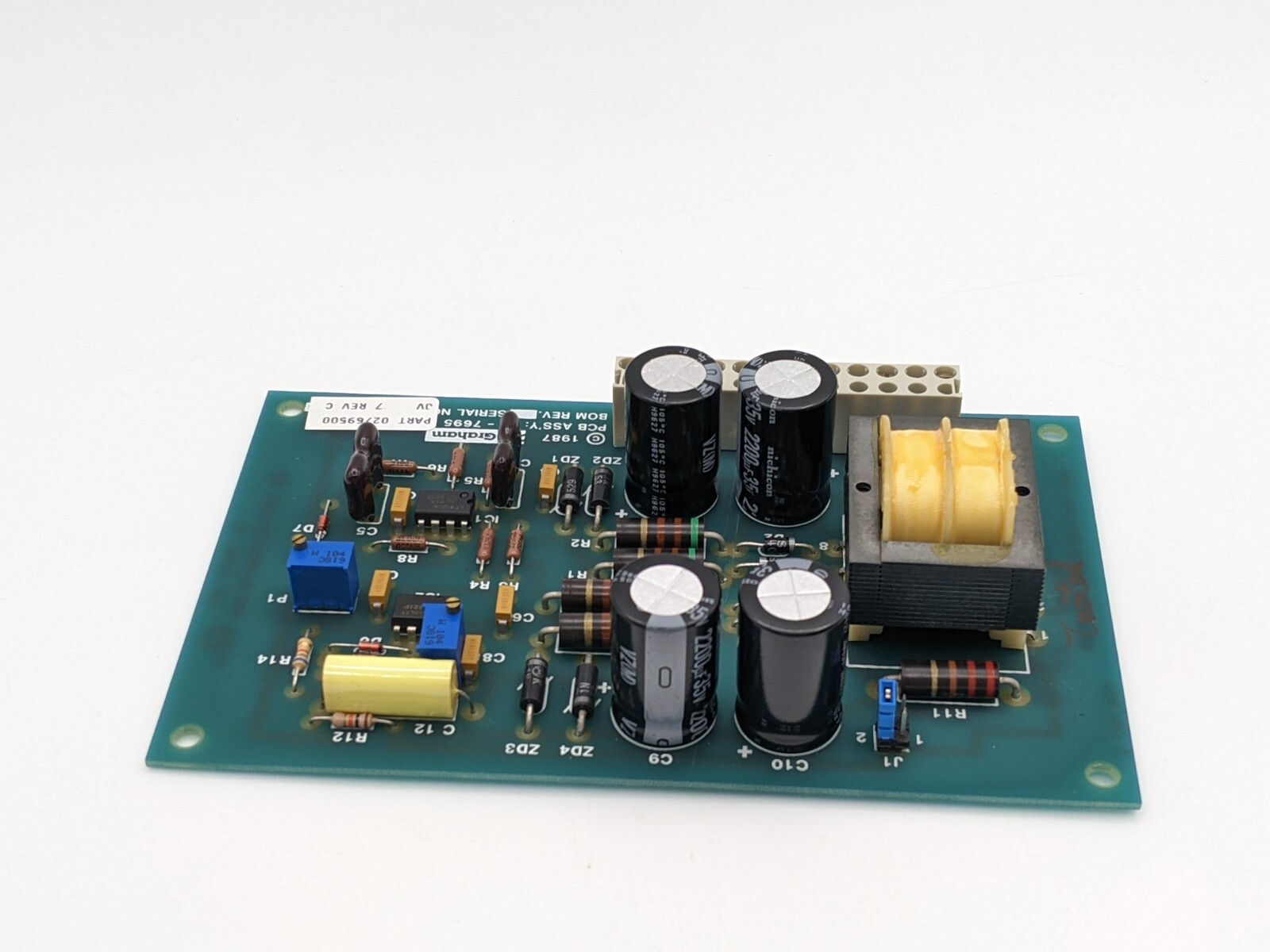 Graham 2769500 Rev C Printed Control Circuit Board Assembly