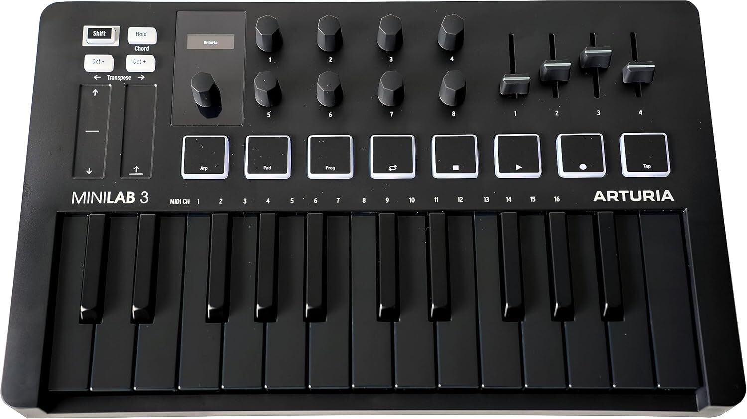 ARTURIA MIDI Keyboard Controller MiniLab 3 Deep Black New Item from Japan