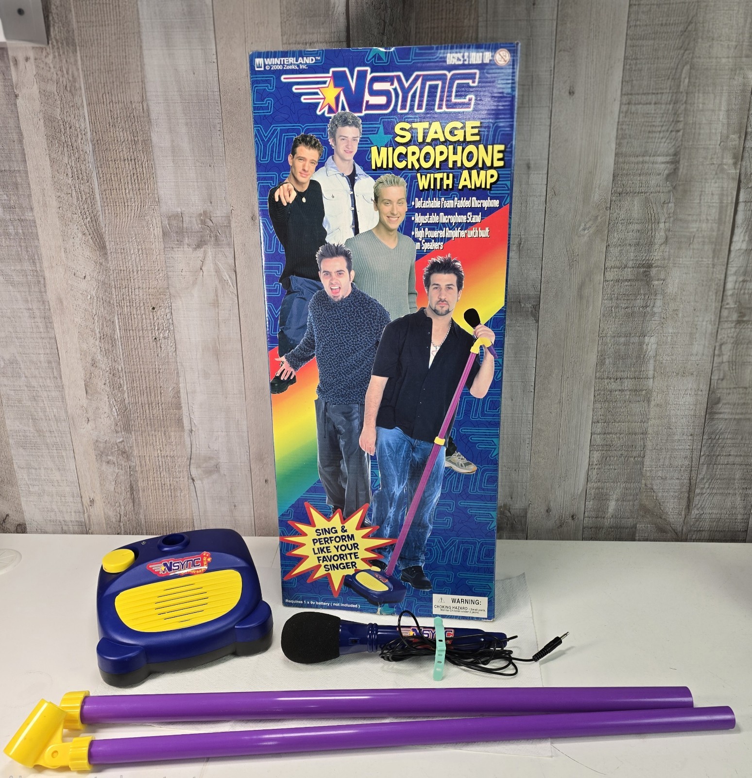 Rare Winterland Nsync Stage Microphone Starmaker Singing Station 2000 Zeeks Inc