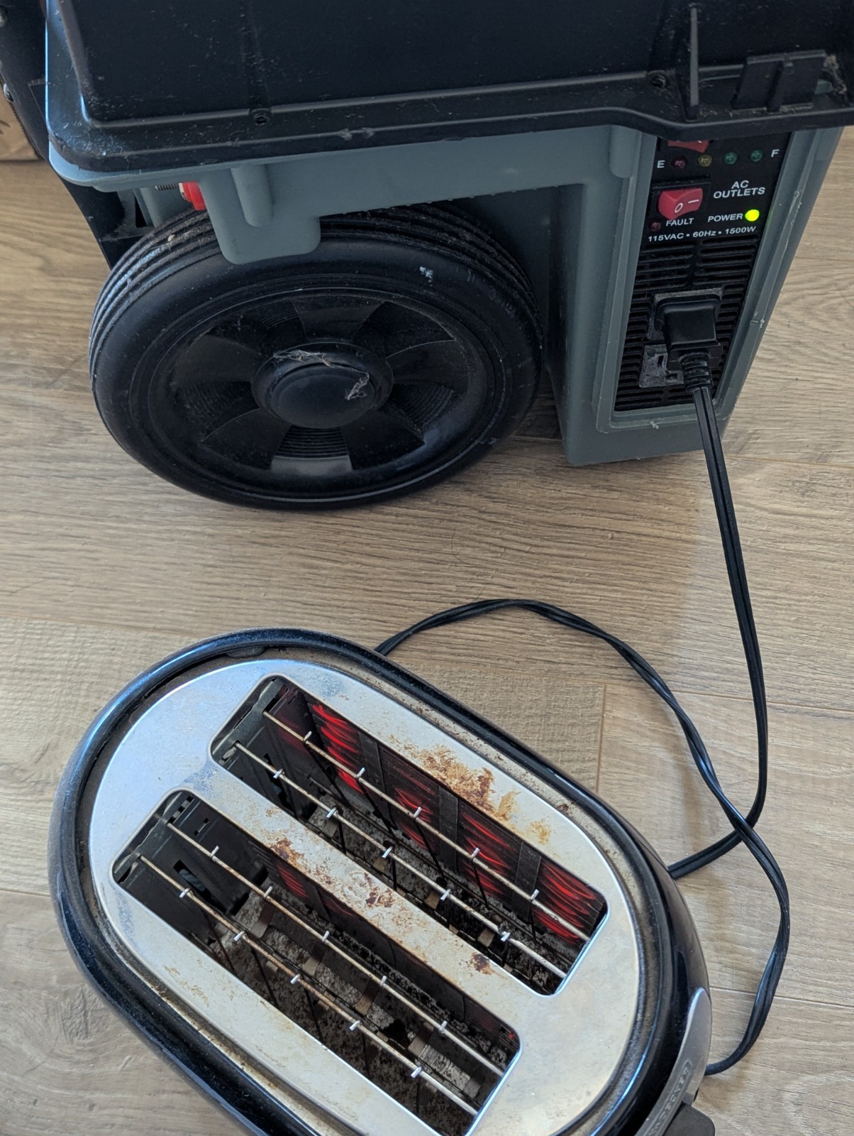 Portable Power System Statpower XPower Powerpack 1500 Alternative to a Generator