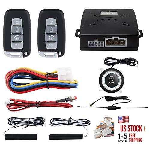 EC003N-K-1 PKE Car Alarm System Proximity Lock Unlock Push Button Start