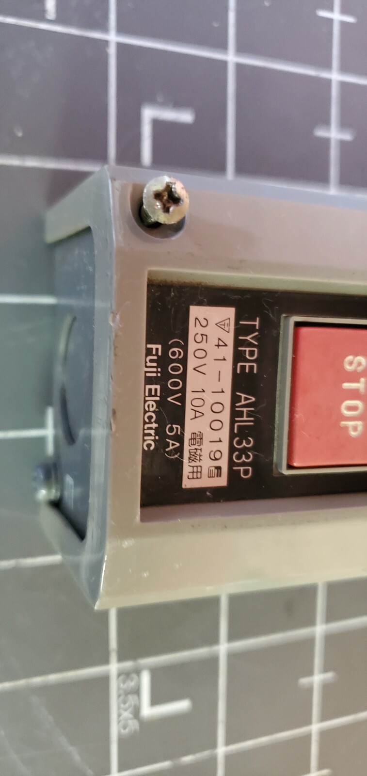 Fuji Electric Control Box / Switch Control Type AH33P