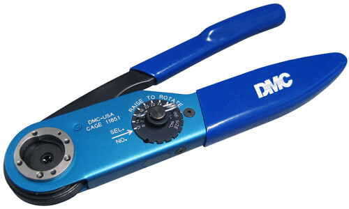 DMC, Daniels MFG, Miniature Adjustable Indent Crimp Tool, p/n AFM8