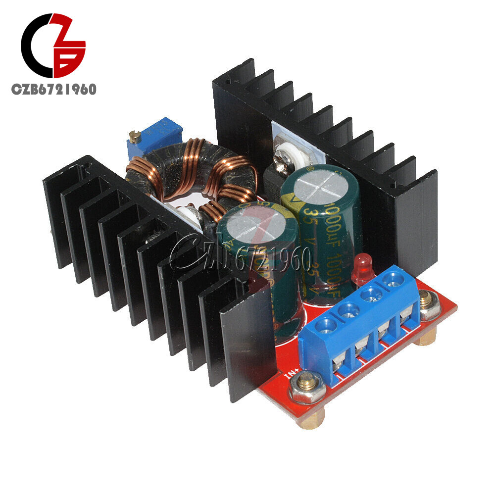2PCS DC-DC Boost Converter 10-32V to 12-35V 6A Step Up Power supply module 150W