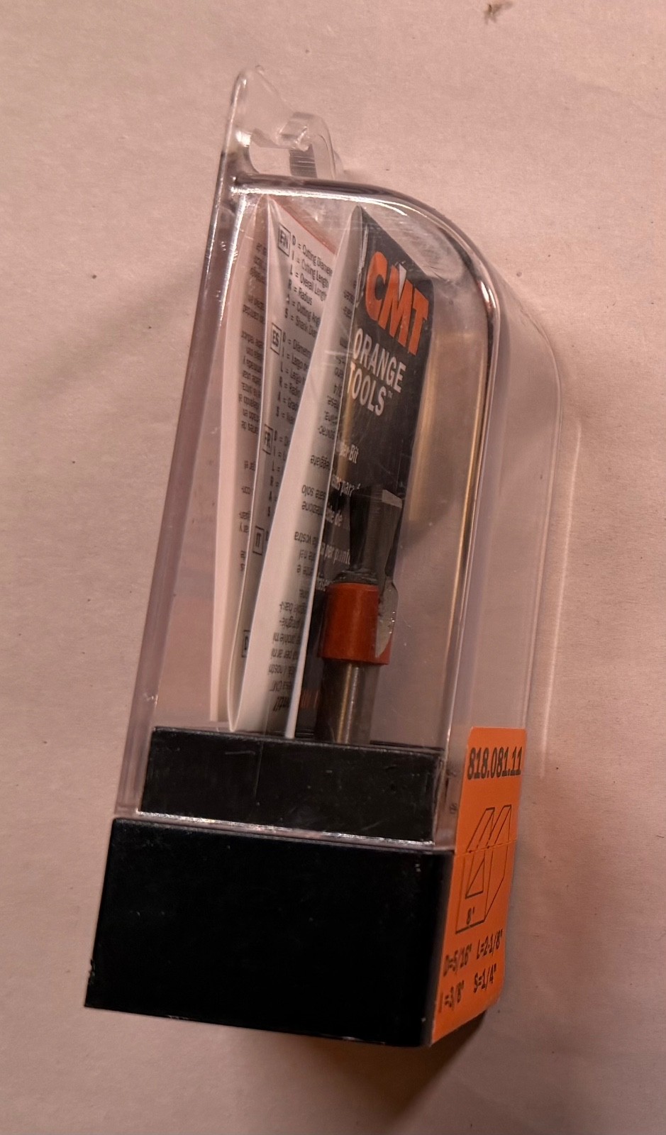CMT Dovetail Router Bit 818.081.11 - New