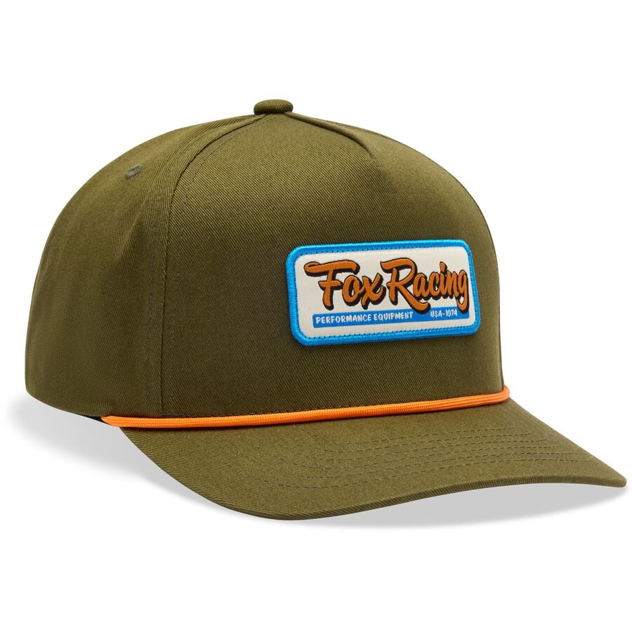 Fox Racing Equipped Snapback Hat - Olive Green 37619-099-OS