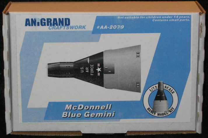 Anigrand Models 1/72 McDONNELL BLUE GEMINI Space Capsule