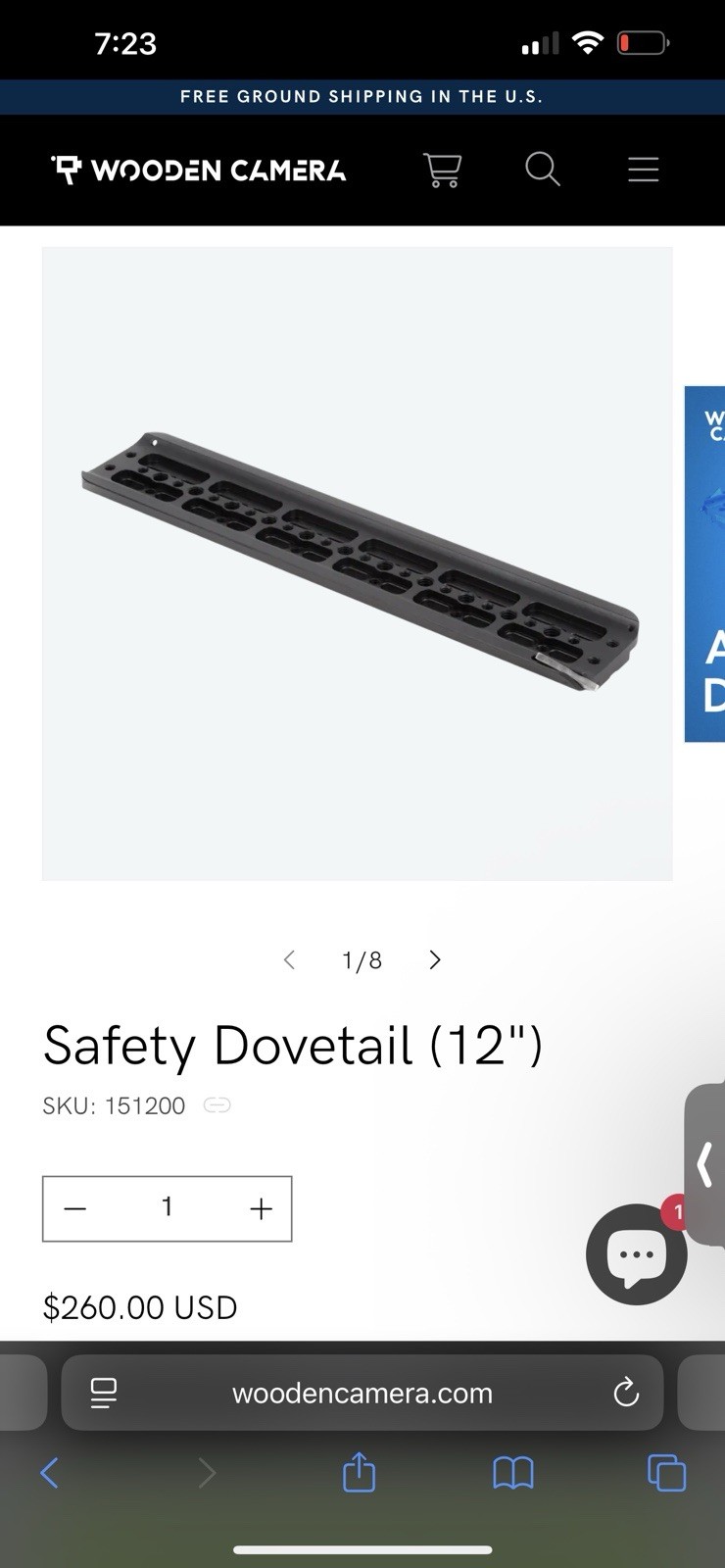 Safety Dovetail (12") WC 151200