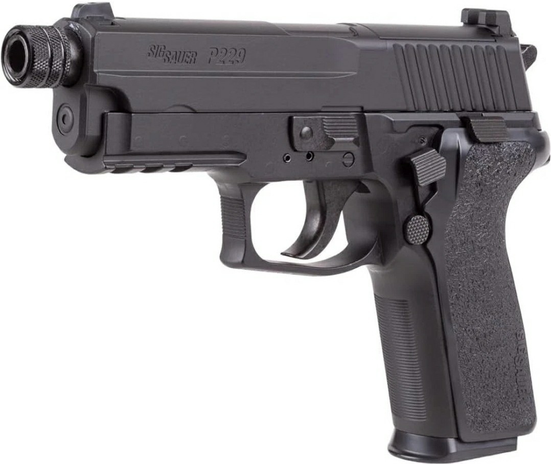 Sig Sauer P229 Blowback CO2 .177 Pellet Black Air Pistol - AIR-P229RX-177-BLK