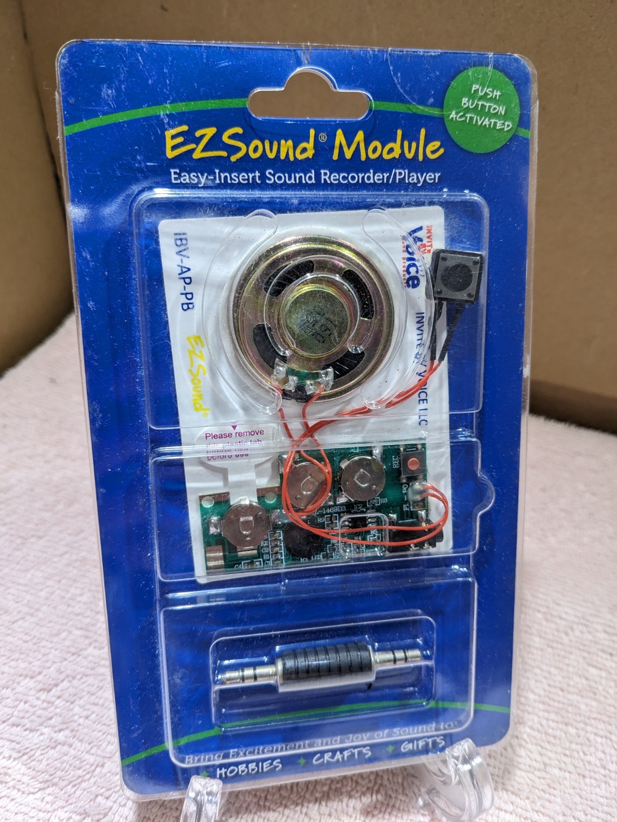 NEW - EZSound Module - Push Button Activated - 120 Seconds Recording - IBV-AP-PB