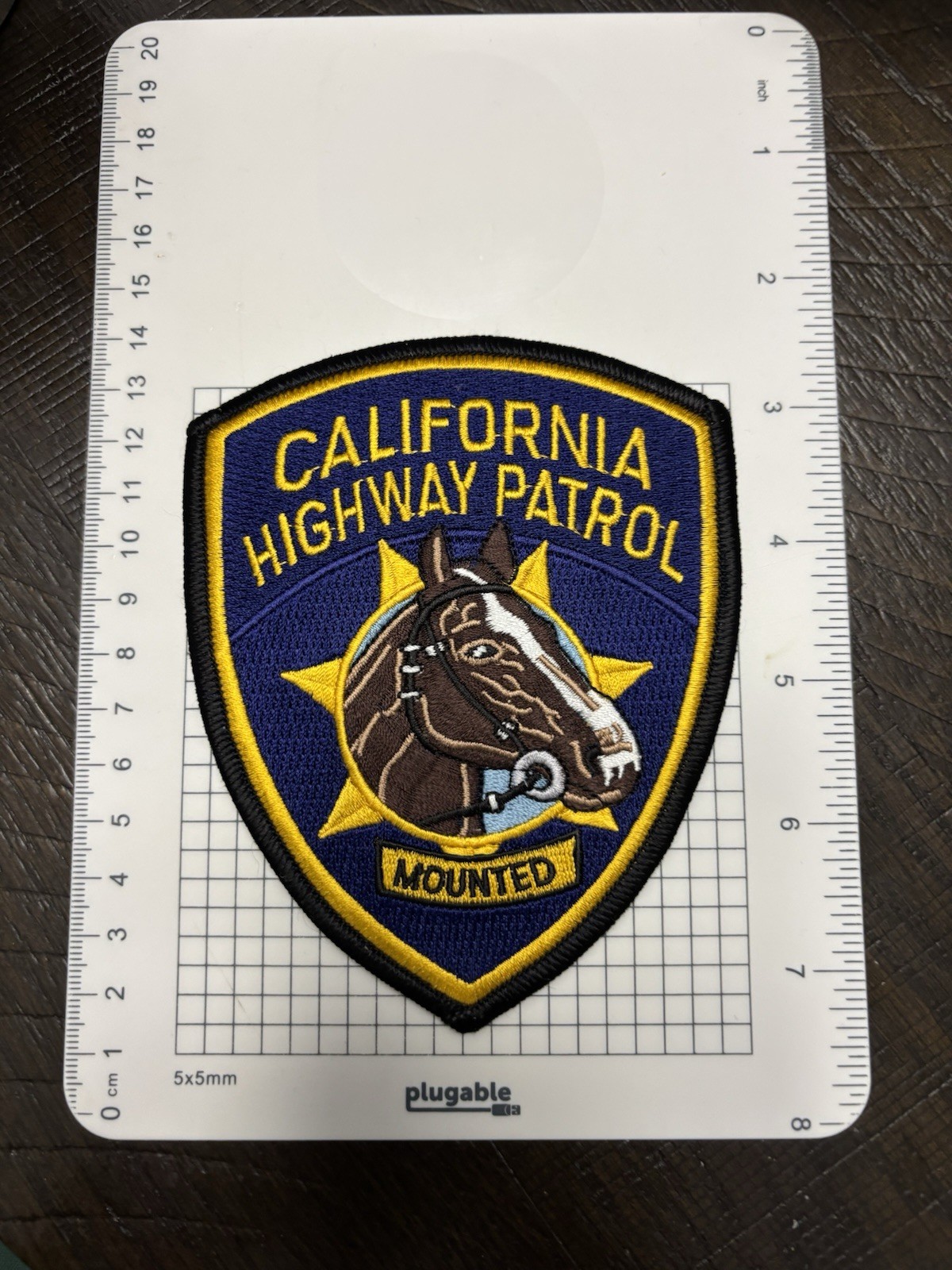 California Highway Patrol Mounted Unit Authentic Collectible Patch