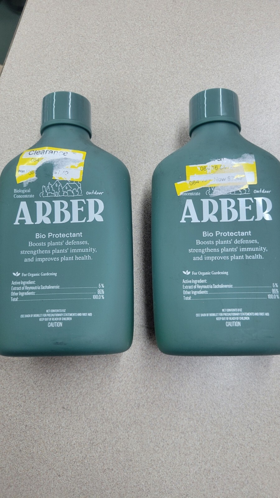 ARBER Bio Protectant-2 8oz bottles NEW