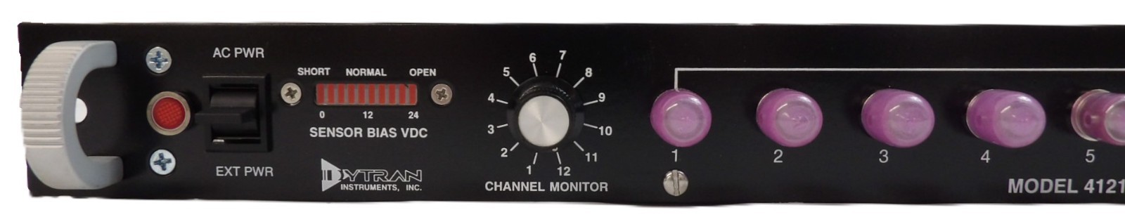 Dytran Instruments Model 4121 Accelerometer 12 Channel Power Unit Working