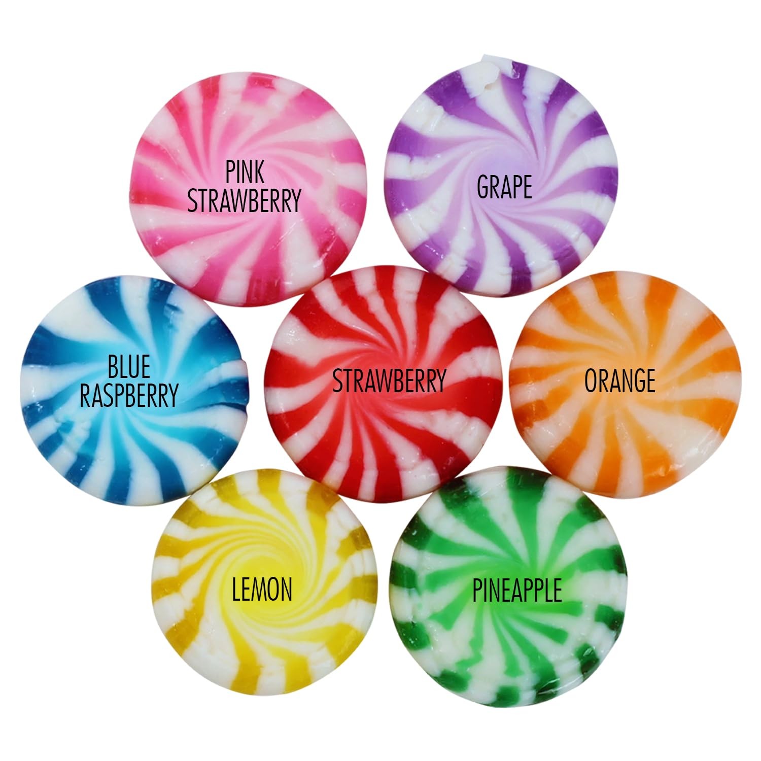 Fruit-Flavored Starlight Hard Candy, 5 lb, Assorted Wrapped Sweets