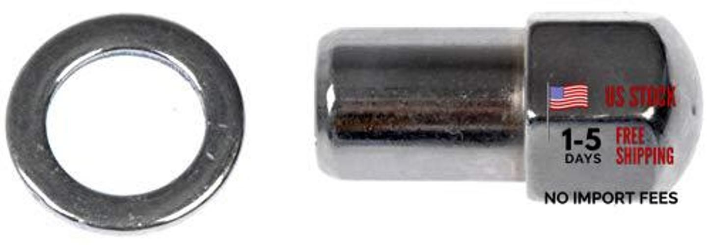 611-156 Wheel Nut 1/2-20 Duplex Mag, 1 in. Shank Length - 7/8 in. Hex, 1.808