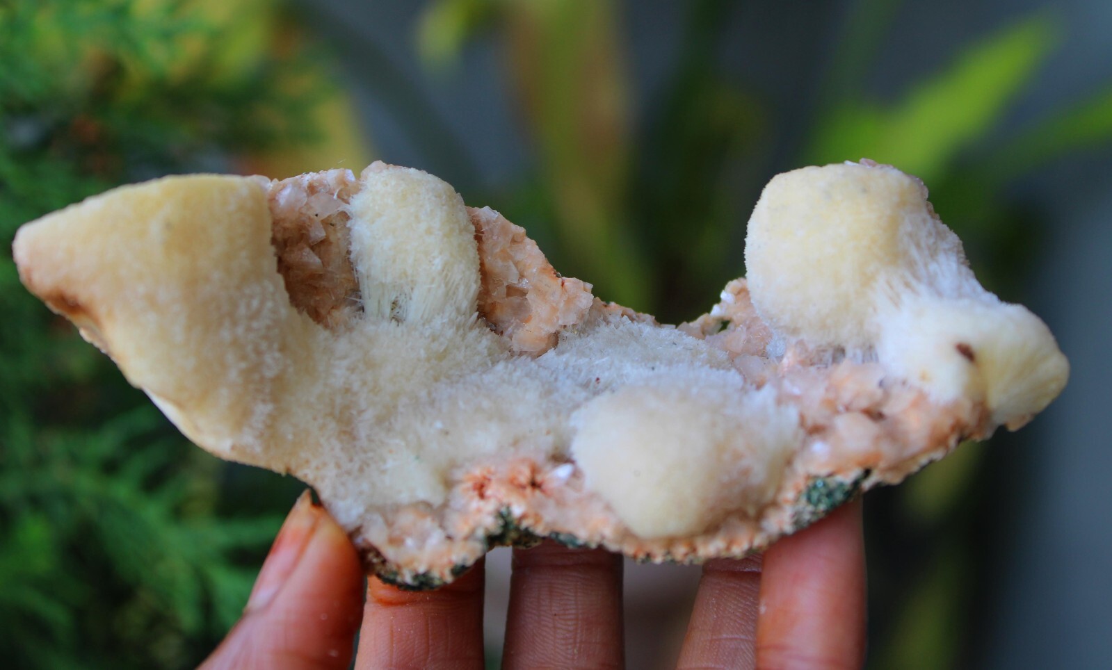 Thomsonite w/ Stilbite Formation On Matrix Minerals Specimen #M11