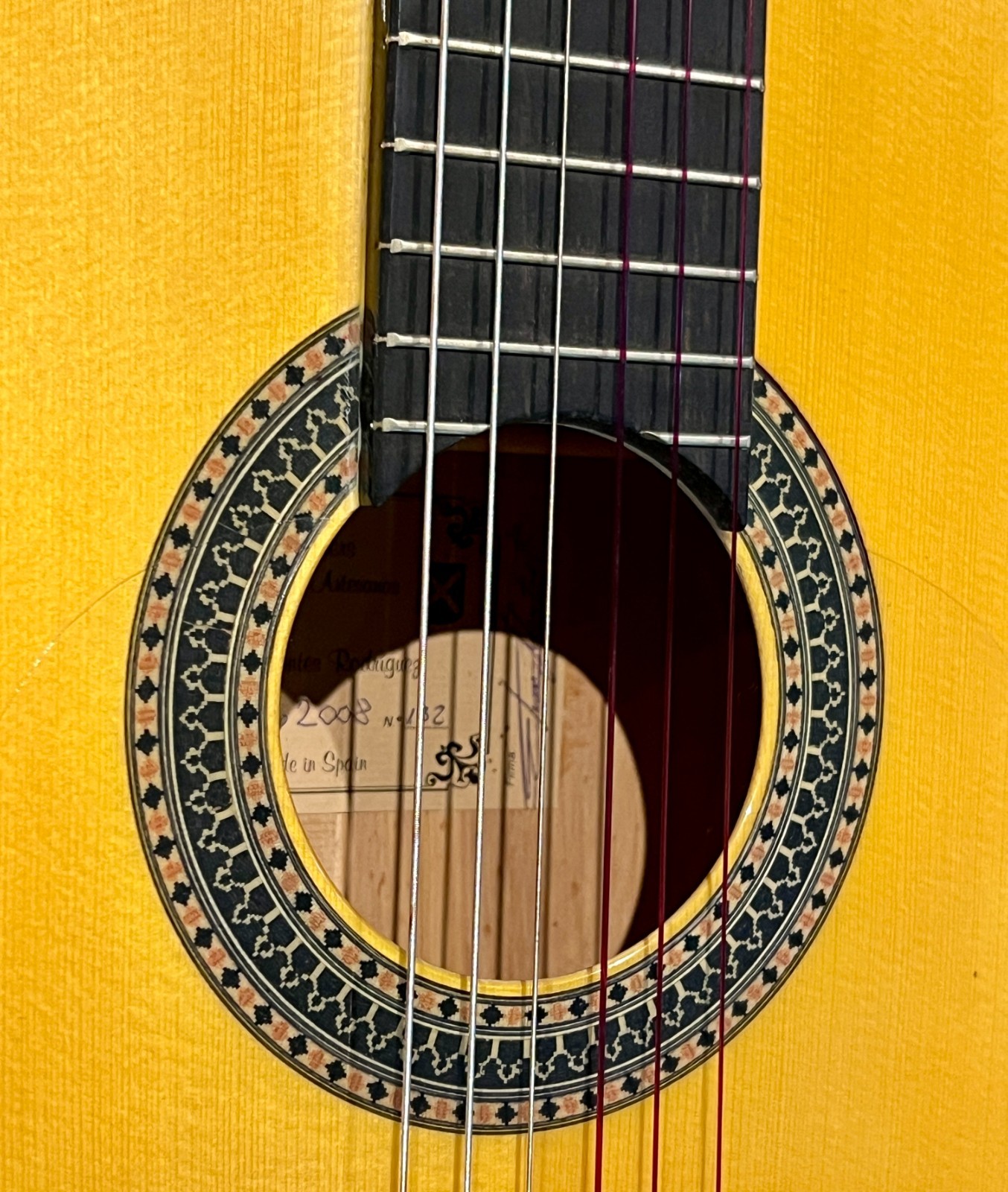 NEW Juan Montes Flamenco Guitar 132 w PEGS Cypress + Solid Spruce Top Made Spain