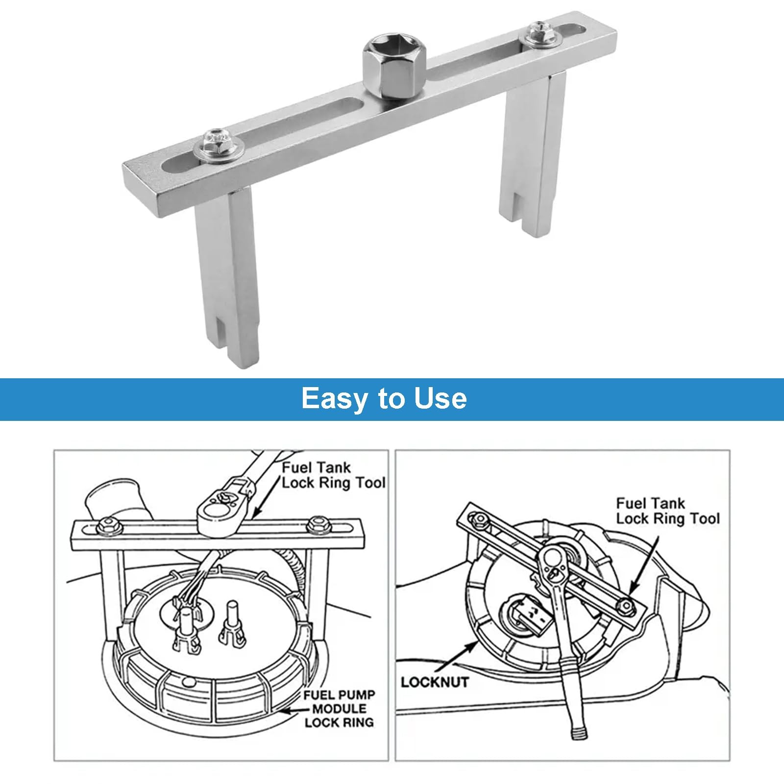 For Mercedes-Benz BMW Audi VW Chrysler Fuel Pump Remover Tool Adjustable