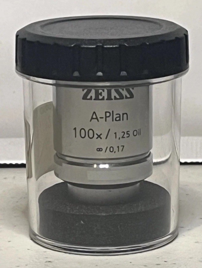 Zeiss A-Plan 100x/1.25 Oil Microscope Objective 44 10 80